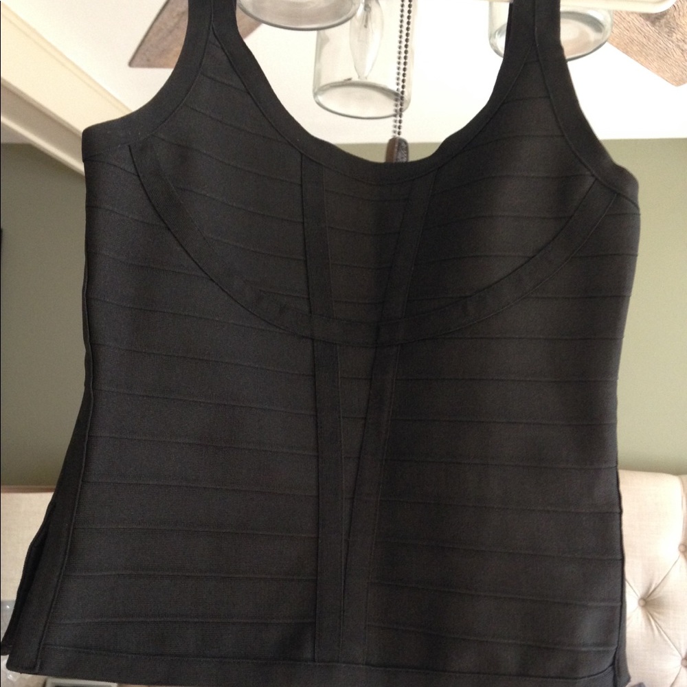 Wow Couture Black Bandage Tanktop
